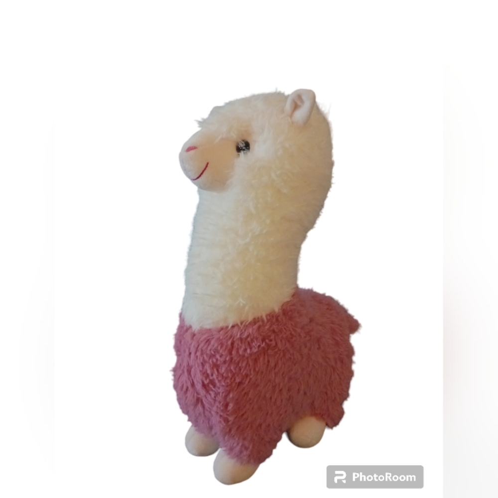 Jing Guang Pink Alpaca stuffed animal